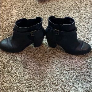 Booties with a heel